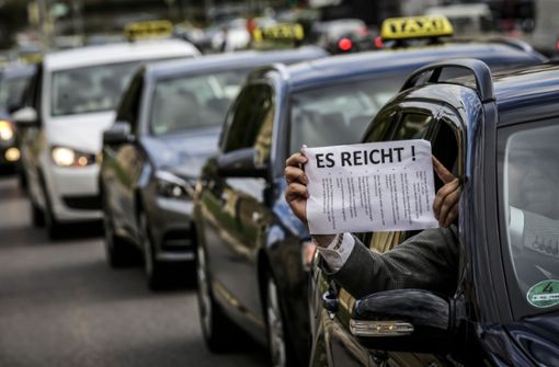 Bereits vor einigen Jahren gab es massiven Protest der Stuttgarter Taxifahrer. Foto: Lichtgut/Leif Piechowski