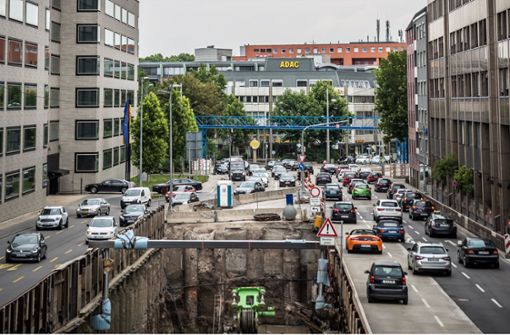 An der Willy-Brandt-Straße ist die Verkehrsführung schon mehrfach geändert worden. Foto: Lichtgut/Julian Rettig
