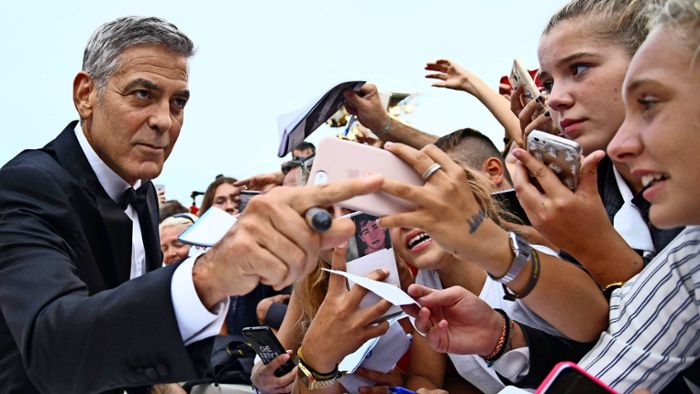 George Clooney wird in Venedig gefeiert