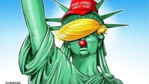 Die besten Trump-Karikaturen im Internet