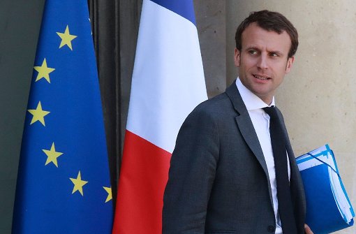 Acht Monate vor den Präsidentschaftswahlen in Frankreich tritt Wirtschaftsminister Emmanuel Macron zurück. Foto: AFP