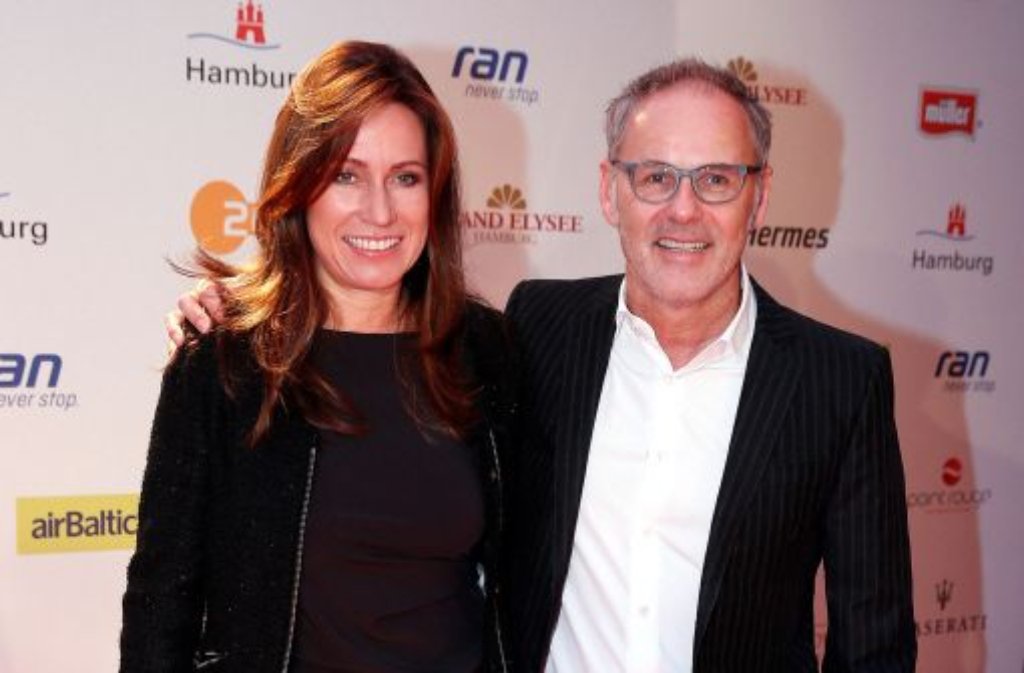 Der TV-Moderator Reinhold Beckmann und seine Frau Kerstin bei der Verleihung der Herbert Awards. Hier sind die Bilder des Abends in Hamburg ...