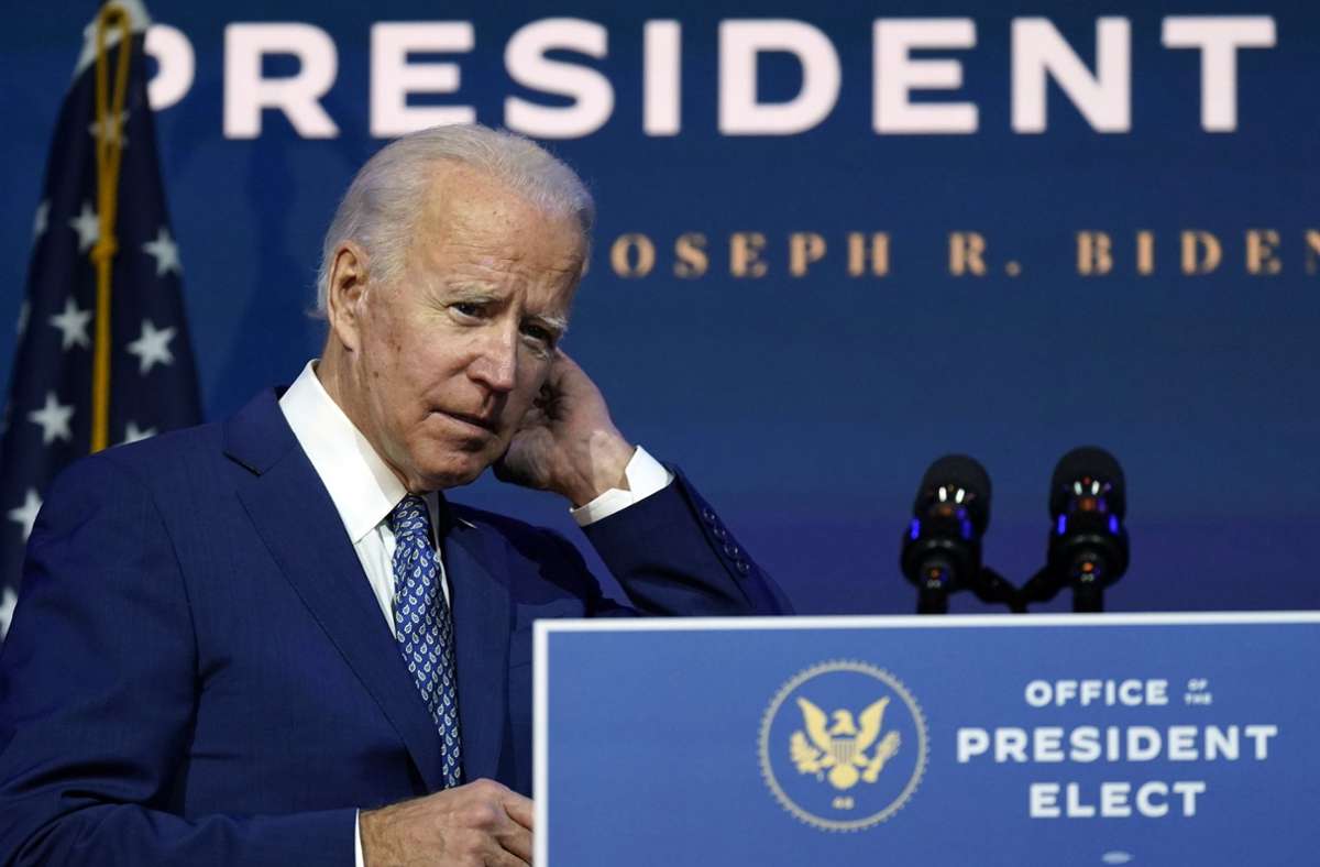 Joe Biden will am Dienstag seinen Kandidaten für das Außenministerium bekannt geben. Foto: dpa/Carolyn Kaster