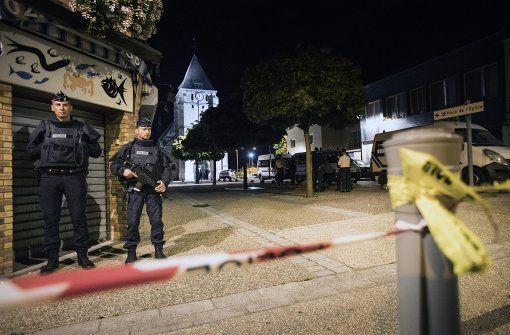 Auch zu der Ermordung eines katholischen Priesters in Frankreich am Dienstag bekannte sich der IS nur wenige Stunden später. Foto: EPA