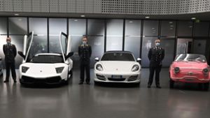 Italienische Polizei beschlagnahmt Flotte von Luxusautos