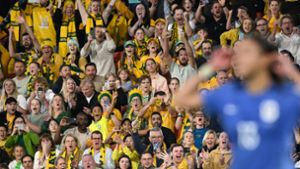 Die Begeisterung der australischen Zuschauer schwingt sich in neue Höhen auf. Foto: imago//Darren England