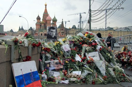 Der Oppositionspolitiker Boris Nemzow war am 27. Februar von einem Unbekannten in der Nähe des Kremls hinterrücks erschossen worden. Foto: dpa