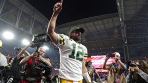 Wichtiger Sieg für Aaron Rodgers und die Green Bay Packers. Foto: dpa/Ross D. Franklin