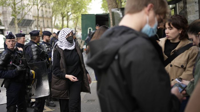 Polizei räumt propalästinensisches Protestcamp vor Pariser Elite-Uni