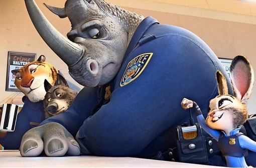 Noch nie war ein Hase Polizist: Judy Hopps beißt sich durch unter den viel größeren Kollegen in „Zoomania“- Foto: Disney