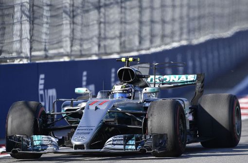 Sieg in Sotschi für Mercedes-Pilot Valtteri Bottas Foto: AFP