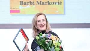 Barbi Marković hat den Belletristik-Preis bei der Leipziger Buchmesse gewonnen. Foto: IMAGO/dts Nachrichtenagentur/IMAGO/dts Nachrichtenagentur