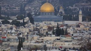 Widerstand gegen Anerkennung Jerusalems als Israels Hauptstadt