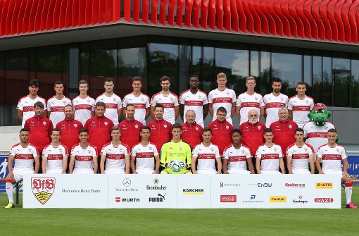 Das neue Mannschaftsbild des VfB Stuttgart II – viele bekannte Gesichter sind nicht mehr darauf zu finden. Foto: Pressefoto Baumann