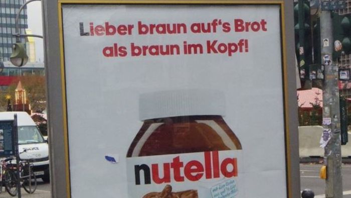 Jetzt auch mit Nutella gegen die AfD