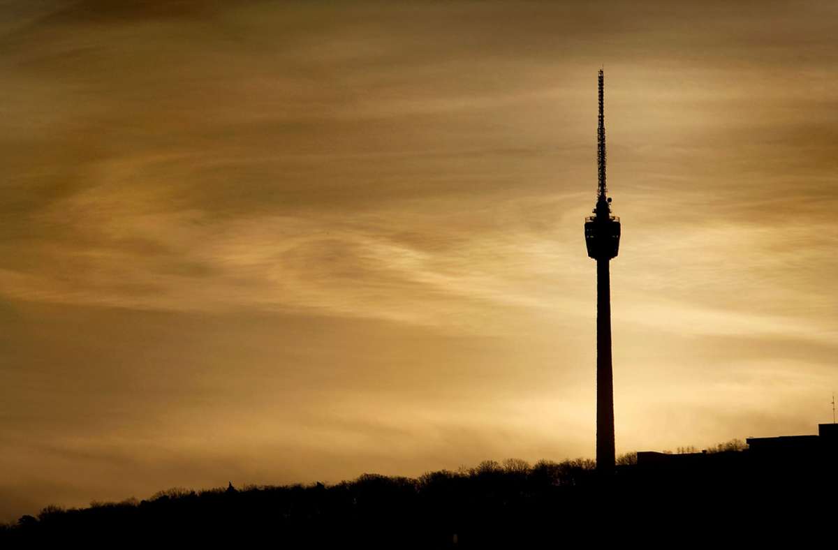Der Fernsehturm ist das Stuttgarter Wahrzeichen.
