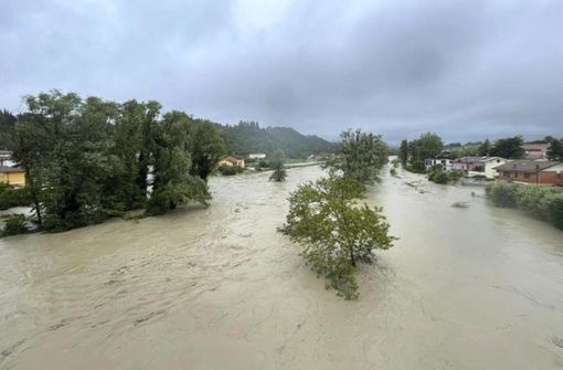 Überschwemmungen in der italienischen Region Emilia-Romagna. Foto: dpa/Uncredited