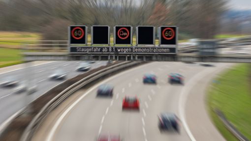 Am Montag wird rund um die A 81 wohl kein Verkehr mehr fließen. Foto: KS-Images.de / Karsten Schmalz