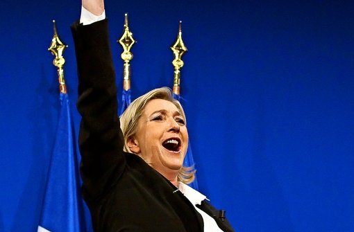 Die Frontfrau der Französischen Rechten: Marine Le Pen. Foto:  