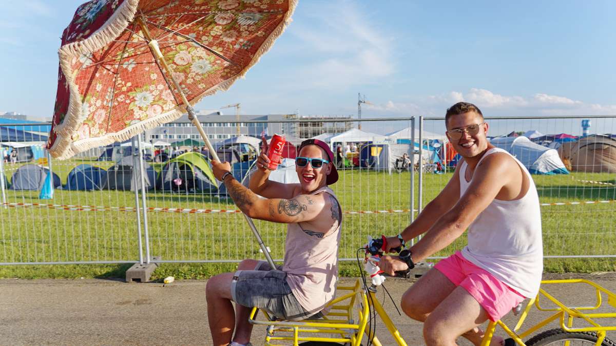 Southside Festival: So kreativ schützen sich die Besucher vor der Hitze