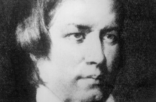 Ein zeitgenössisches Porträt des deutschen Komponisten Robert Schumann Foto: dpa