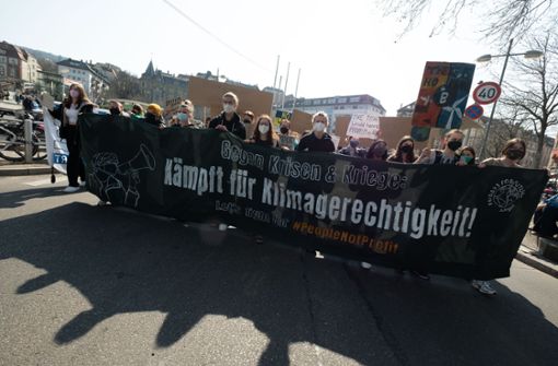 Die Klimaprotest-Bewegung mahnt in Stuttgart (wie hier im März dieses Jahres) zu mehr Klimaschutz. Foto: Lichtgut/Leif Piechowski