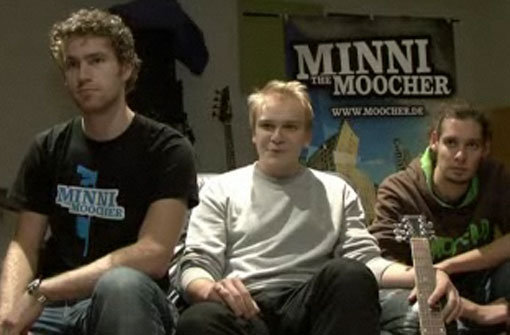 Die Berliner Band Minnie the Moucher vermarktet sich selbst im Internet. Screenshot: sir