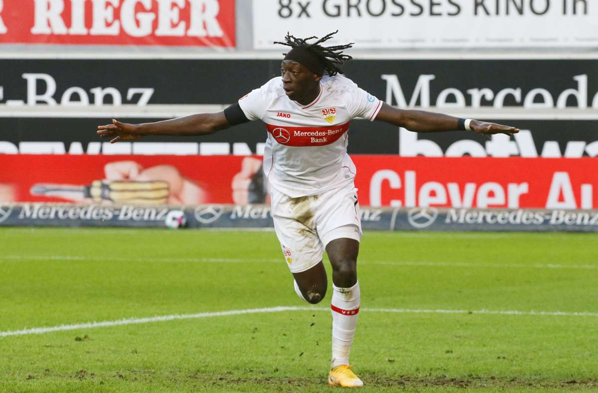 Tanguy Coulibaly trifft erstmals für den VfB in der Bundesliga – doch sein Tor reicht dem VfB nicht für mehr. Am Ende eines couragierten Auftritts steht eine 1:3-Niederlage.