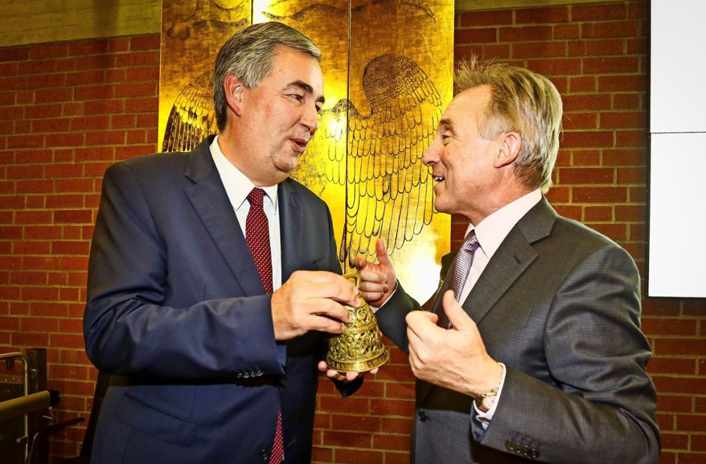 Dietmar Allgaier (links) wird Nachfolger von Rainer Haas.