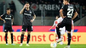 Bayer Leverkusen empfängt am Samstag den VfB Stuttgart. Foto: dpa/Rolf Vennenbernd