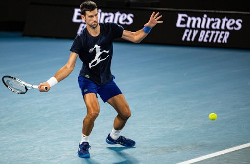 Die Tenniskarriere des Novak Djokovic steht vor einer ungewissen Zukunft. Foto: imago images/AAP/Diego Fedele