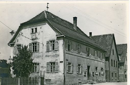 So sah die Alte Schule in Bonlanden einst aus. Foto: Stadtarchiv Filderstadt