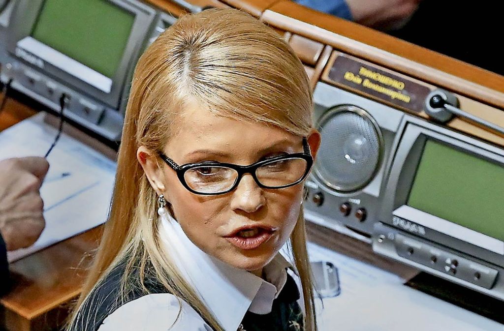 Sie will nicht aufgeben: Julia Timoschenko. Foto: EPA
