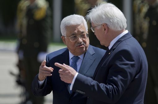 Bundespräsident Steinmeier hat auch Palästinenser-Präsident Abbas getroffen. Foto: AP
