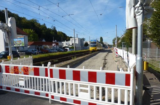 In der Hedelfinger Straße wird die nächste Etappe der Hauptradroute 2 gebaut. Die Arbeiten sollen bis Herbst 2024 dauern. Foto: Lichtgut/Julian Rettig