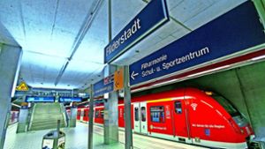 Bisher endet die S-Bahn in Filderstadt-Bernhausen. 2026 soll sie bis nach Neuhausen fahren. Foto: Roberto Bulgrin