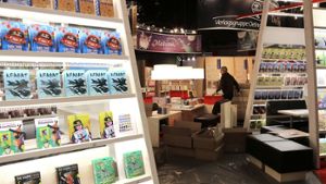 Bücher über Bücher. Die Frankfurter Buchmesse öffnet am Mittwoch ihre Tore. Foto: Getty