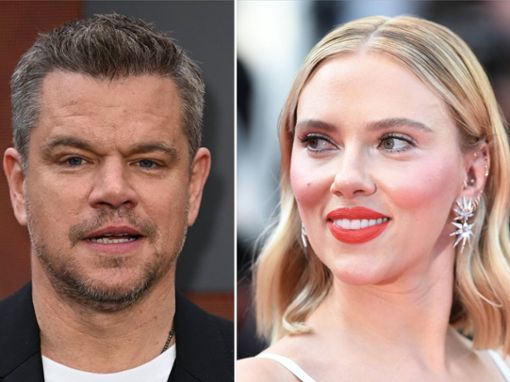 Kamen sich bei einem Filmdreh näher, als gewollt: Matt Damon und Scarlett Johansson. Foto: imago/UPI Photo / imago/ABACAPRESS