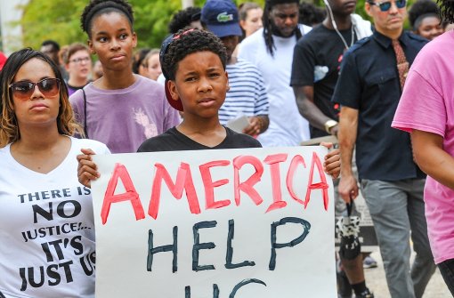 Der Tod eines Afroamerikaners bei einem Polizeieinsatz in Louisiana hat landesweite Proteste in den USA ausgelöst. Foto: The Daily Advertiser/AP