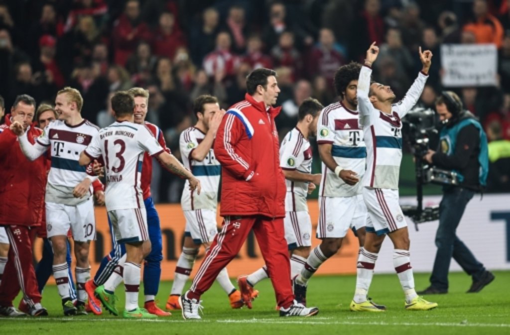 Der FC Bayern München steht nach einem 5:3 nach Elfmeterschießen gegen Leverkusen im Halbfinale des DFB-Pokals.