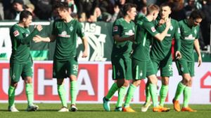 Der SV Werder Bremen bezwingt Eintracht Frankfurt. Foto: Bongarts