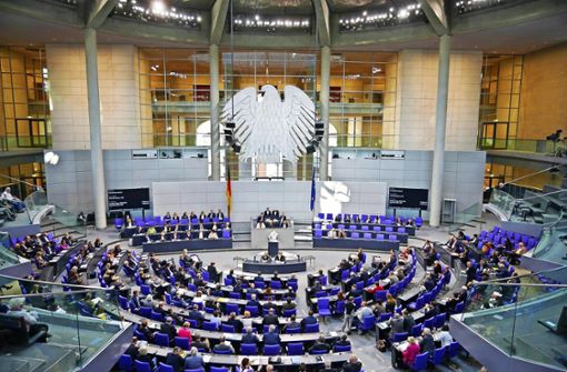 Der deutsche Bundestag Foto: dpa/Michael Kappeler