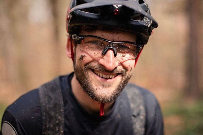 Hat Spaß an seinem Job: Tobias Dannenmann vermittelt mit seiner MTB-Schule Besserbiken in Stuttgart die Freude am Radfahren und den achtsamen Umgang mit der Natur.