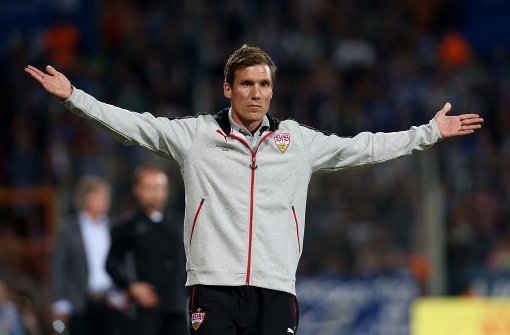 Der VfB-Trainer Hannes Wolf hat Personalsorgen, sagt aber: „Ich nehme es, wie es ist.“ Foto: Baumann