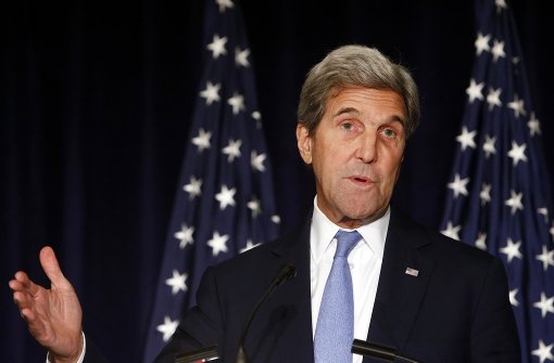 US-Außenminister John Kerry lässt in Richtung Russland die Muskeln spielen. (Archivfoto) Foto: AP