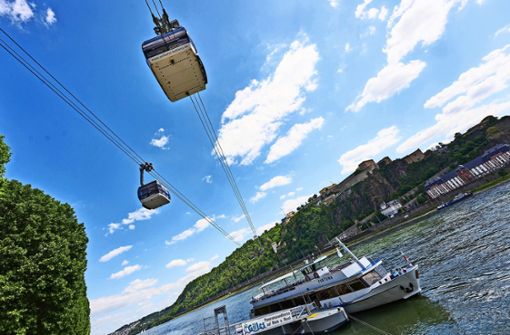 Seilbahnen wie die in Koblenz sind umweltfreundlich und  gelten als sicher. Foto: dpa/Thomas Frey