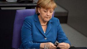 Auch Bundeskanzlerin Angela Merkels (CDU) Handy wurde von der NSA abgehört. Foto: dpa