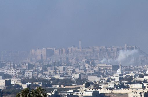 In Aleppo gehen die Gräueltaten unvermindert weiter. Foto: EPA