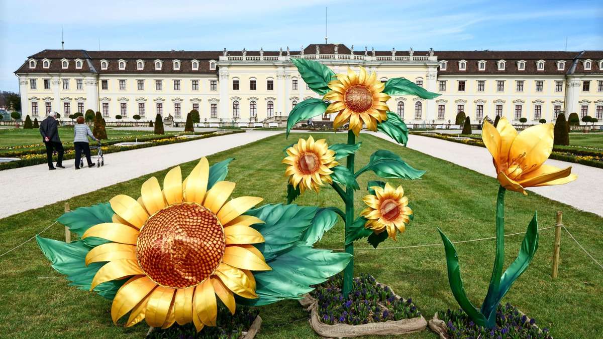 Blühendes Barock in Ludwigsburg: Die 69. Saison startet mit leuchtenden Organza-Blumen