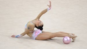 Die Gymnastin Jana Berezko-Marggrander hat die direkte Teilnahme an den olympischen Spielen verpasst. Foto: Bongarts